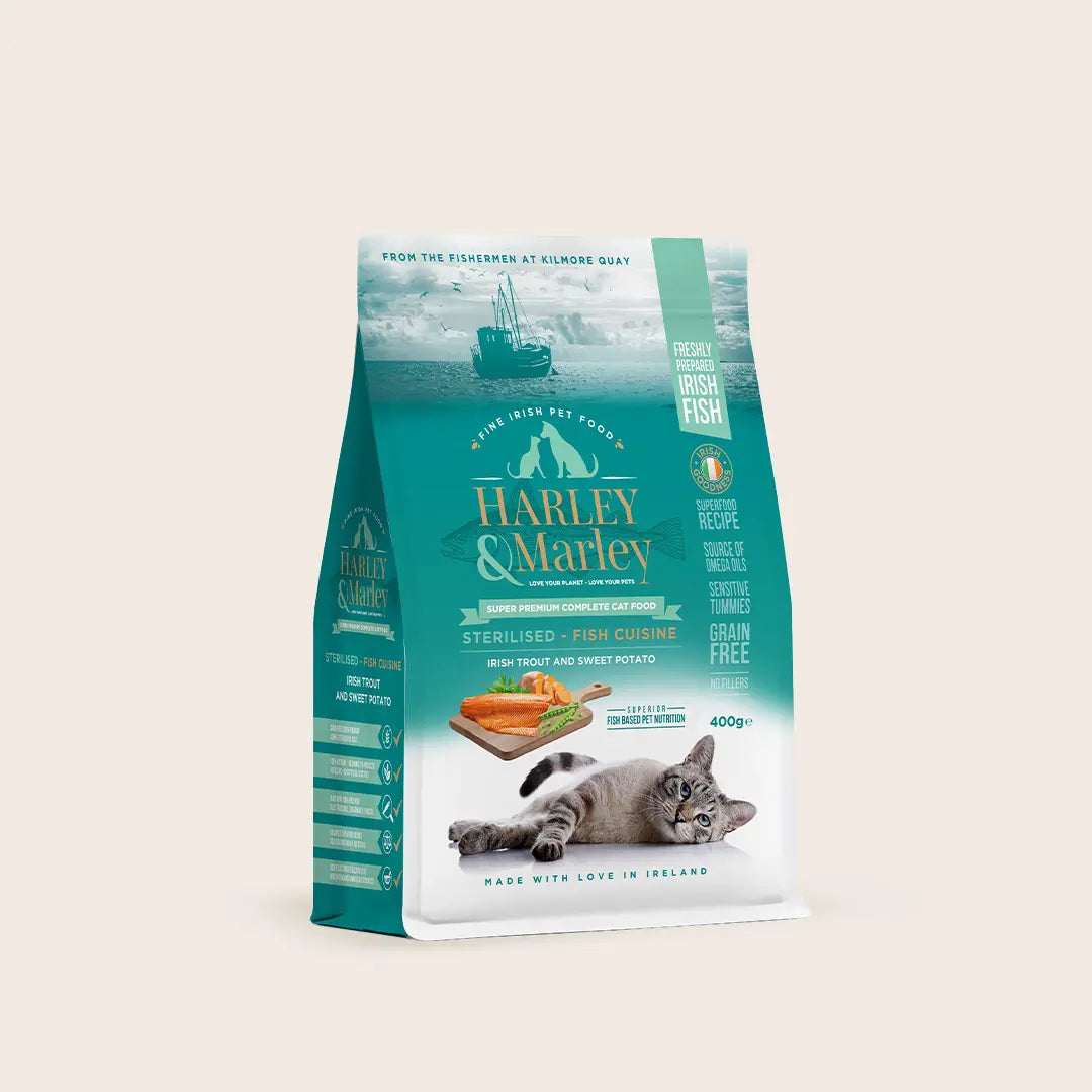 Sterilised Complete Dry Food for Cats - Trout
