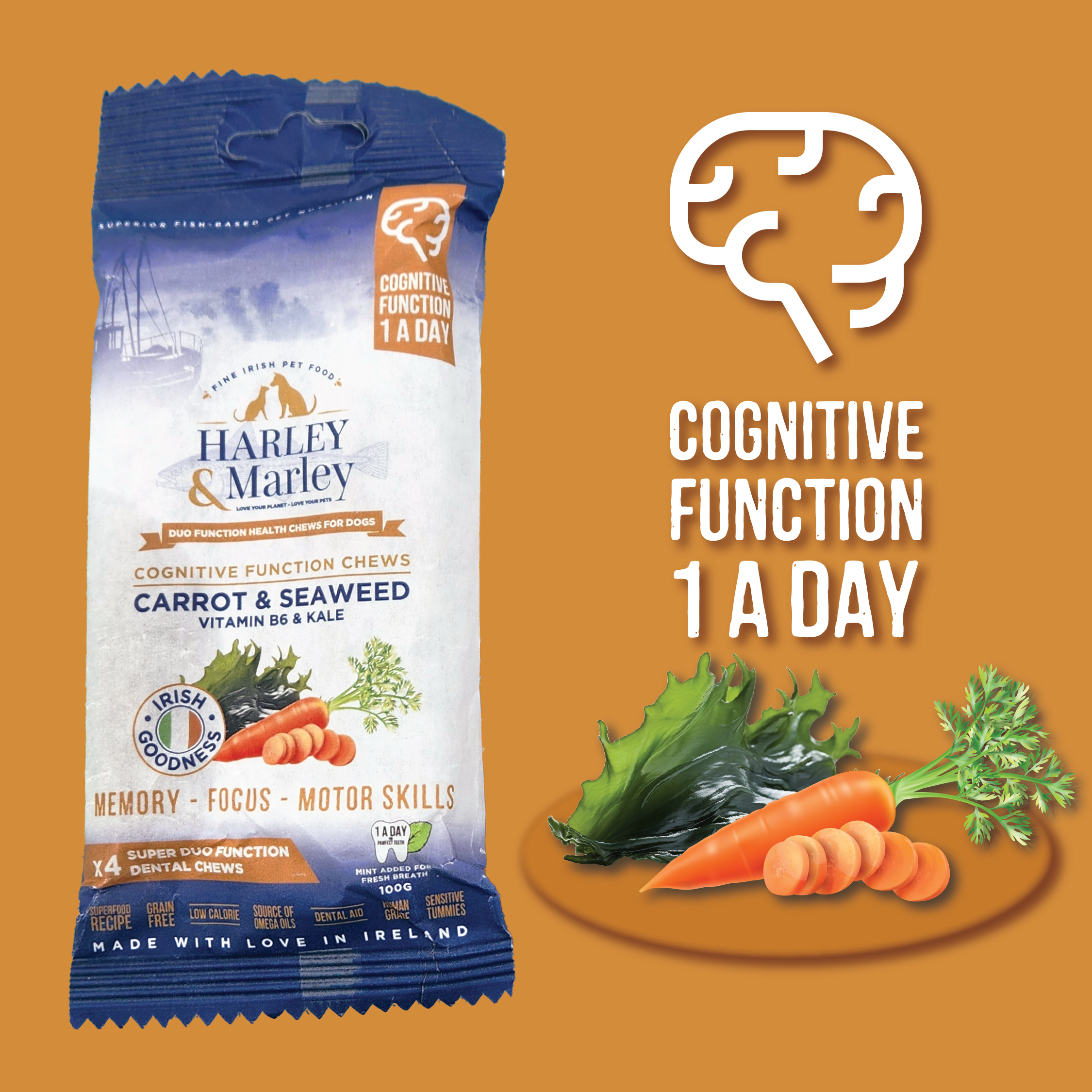 Cognitive Chews Duo Function Health Chews for Dogs